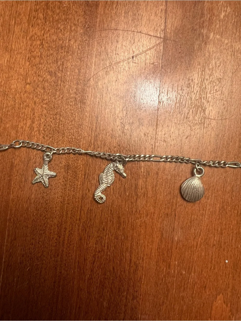 Silver-toned Sea Charm Bracelet - Women Jewelry